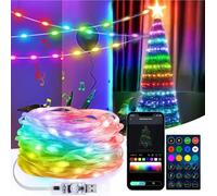 STRISCIA A LED RGB FESTIVA 10M SMART CON TELECOMANDO NATALIZIA