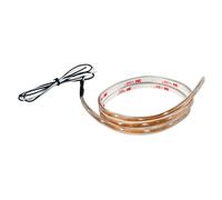 STRISCIA ADESIVA A LED 100 CM BLU LUCE DIURNA 24V PER CAMION CAMPER TAGLIABILE