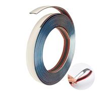 Striscia Adesiva Cromata Auto 10 mm x 5 m Striscia Decorativa per Auto Cromata per la Decorazione Esterna dei Finestrini Della Carrozzeria (10mm, 5M)
