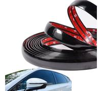 Striscia Adesiva Cromata Auto 30mm x 5 m Strisce Decorative per Auto Strisce Cromate Auto Nero per la Decorazione Esterna dei Finestrini Della Carrozzeria (30mm)