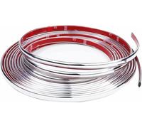 Striscia Adesiva Cromata Auto 6mm*5M Striscia Decorativa per Auto Cromata per la Decorazione Esterna dei Finestrini Della Carrozzeria (6mm*5M)
