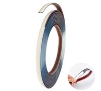 Striscia Adesiva Cromata Auto 8 mm x 5 m Striscia Decorativa per Auto Cromata per la Decorazione Esterna dei Finestrini Della Carrozzeria (8mm, 5M)