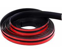 Striscia Adesiva Gomma Guarnizione Bordo Finestrino Dell'auto Parabrezza E Tetto Per E46 E39 E90 E60 F30 Protezione nera per rivestimento porta(19mm x 2m)