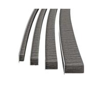 Striscia adesiva paraspifferi per porte, 9 mm, a prova di spifferi, resistente alle intemperie, a risparmio energetico, isolamento efficace contro il suono e il calore, colore: marrone