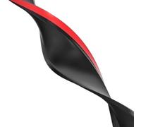 Striscia antipioggia per binari delle finestre con struttura deflettore integrata per ridurre al minimo il riflusso in condizioni di vento forte (4,3 cm x 50 cm)