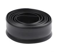 Striscia antipioggia per binari delle finestre con struttura deflettore integrata per ridurre al minimo il riflusso in condizioni di vento forte (4,3 cm x 200 cm)