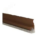 Striscia Antivento Per Porte Door Seal Draft Stops With Brush Reduce Noise Rubber Door Sweep Breeze Blocker Proof Sound Proof Seal Strips(Brown)