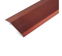 Striscia autoadesiva di transizione del pavimento, Striscia di porta in alluminio per legno a piastrella, Riduttore della rampa di soglia del pavimento, Soluzione di giunzione