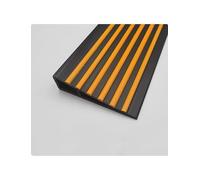 Striscia autoadesiva for soglia del pavimento, pannello inclinato, facile da installare, stacca e attacca, for transizioni tra laminato, legno, moquette e piastrelle.