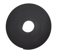 Striscia autoadesiva in TPE a forma di U per proteggere angoli e bordi da danni su armadi, mobili da cucina e progetti fai da te (nero)