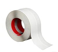 Striscia autoadesiva in vinile per pavimento da piastrelle a moquette | Copre gli spazi tra i pavimenti, PVC resistente ai graffi, finitura grigia, lunghezza 2 m, larghezza 5 cm