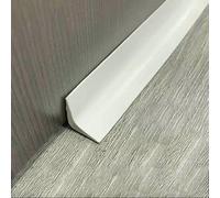 Striscia autoadesiva per battiscopa angolare da parete, modanatura, stucco per soffitto, striscia interna, bordo decorativo per la casa, 2 cm, bianco, 2 m