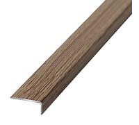 Striscia autoadesiva per soglie, Striscia di transizione in alluminio multicolore for soglia porta e bordo scala laminato metallo legno(Wood Grain J)