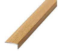 Striscia autoadesiva per soglie, Striscia di transizione in alluminio multicolore for soglia porta e bordo scala laminato metallo legno(Wood Grain a)