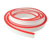 Striscia barriera in silicone per doccia, flessibile, pieghevole, per bagno, cucina, ambienti umidi e ritenzione idrica, bianco, lunghezza 100-300 cm (300 cm)