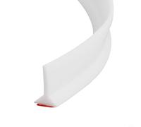 Striscia barriera in silicone per doccia, flessibile, pieghevole, per bagno, cucina, ambienti umidi e ritenzione idrica, bianco, lunghezza 100-300 cm (100 cm)