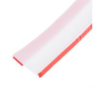 Striscia barriera in silicone per piatto doccia e lavandino del bagno, con doppio nastro per un fissaggio sicuro, larghezza 4 5 cm, altezza 1 5 cm, guarnizione per una protezione dell'acqua di lunga