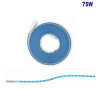 STRISCIA COB 15W/M ADESIVA 5M LUCE BLU 75W TAGLIABILE FLESSIBILE COB 320 LED 12V