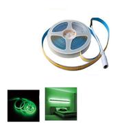 STRISCIA COB LED ADESIVA 5M LUCE VERDE 40W TAGLIABILE FLESSIBILE COB320 12V