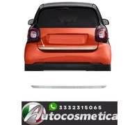 Striscia cornice modanatura portellone acciaio per Smart Forfour C 453 2014-2023