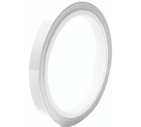 Striscia Decorativa Autoadesiva Premium Per Auto, Moto, Barca, Bicicletta, Modellismo, Adesivo Polimerico Altamente Performante, Rivestimento Car Wrapping 10 m (M (9 mm), Bianco Opaco)