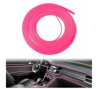Striscia decorativa flessibile per modanatura interna e esterna dell'auto, 5 m, colore: rosa