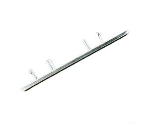 Striscia Decorativa per interruttore Clima ABS Argento per W212