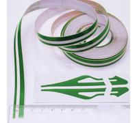 Striscia Decorativa Pin-Stripe VERDE Universale 10M X 10Mm Inclusi Inizio + Fine