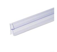 Striscia deflettore d'acqua di alta qualità per porte doccia in vetro e design antirumore per prevenire perdite (6 mm)