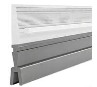 Striscia deflettore per porte per una maggiore silenziosità della stanza e ridurre il tiraggio durante i cambiamenti di temperatura stagionali (bianco grigio)