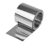 Striscia di Acciaio Inossidabile 304, Spessore 0,05-0,5 mm, Larghezza 30 mm, Lunghezza 1.000 mm, Lamiera Sottile Resistente alla Corrosione, 1 Pezzo