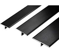 Striscia di alluminio della soglia della porta, barre del pavimento di forma di T, copertura del profilo del tappeto per porte in laminato
