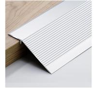 Striscia di alluminio per soglia di profilo della rampa, barra da pavimento per fessure della porta e transizione del tappeto, 100 mm x 900 mm