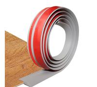 Striscia di Autoadesivo Soglia, Strisce Profilo di Transizione Pavimento, Venatura legno grigia 3.5cm x 1m Strisce di Copertura per Pavimenti in PVC,Per Coprire Fughe Tra Pavimenti Legno e Piastrelle