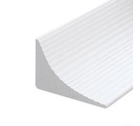 Striscia di barriera flessibile in silicone per doccia e bancone della cucina, protezione anti-soglia della doccia, anti-soglia di soglia sotto la porta (100 cm)