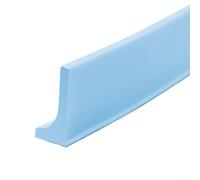 Striscia di barriera per la ritenzione idrica della doccia, 1 metro, in silicone, per un'efficace tenuta all'ingresso della doccia e alle giunzioni delle piastrelle, colore: blu