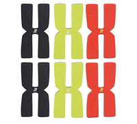 Striscia di bilanciamento del peso della racchetta, 6pcs H Tipo equilibrio Bilancio Silicone Badminton Racquet Pulsampato Peso di ponderazione delle teste di ponderazione