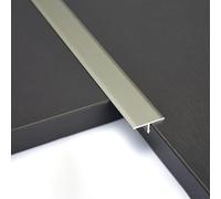 Striscia di bordatura della porta, transizione del pavimento di stampaggio a T per pavimenti in cemento in laminato di legno senza cuciture, divisore in alluminio durevole