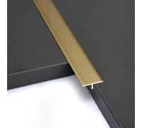 Striscia di bordatura della porta, transizione del pavimento di stampaggio a T per pavimenti in cemento in laminato di legno senza cuciture, divisore in alluminio durevole