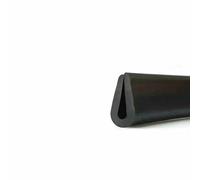 Striscia di bordo in gomma nera, sezione a U, guarnizione antiolio, protezione per bordi, larghezza interna 0,5 mm-12 mm, per strisce di lamiera di acciaio e vetro, rotonde da 3 x 7 x 10 mm, 1 metro