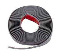 Striscia di bordo senza cuciture per moquette, 6 m, TPE per una transizione fluida, perfetta per tappeti spessi 10 mm in qualsiasi stanza (grigio chiaro, 6 m)