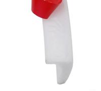 Striscia di contenimento dell'acqua in silicone per soglie della doccia, supporta la suddivisione funzionale della zonizzazione asciutta e bagnata negli interni contemporanei del bagno (nero, 200 cm)