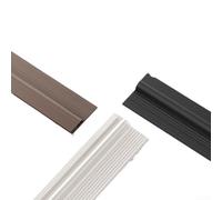 Striscia di copertura in silicone per porte e spazi vuoti per ridurre gli spifferi e il rumore ambientale sotto le porte interne in ambienti domestici (B)