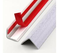 Striscia Di Copertura Per Giunzioni Soglie, Protezione Bordi Scale In PVC Con Autoadesivo, Strisce Di Transizione Divisorie Piastrelle/moquette(White Gray,2 * 2cm)