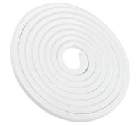Striscia di feltro con spazzola, guarnizione per porte e finestre, isolamento acustico, antipolvere, per armadi e guardaroba, bianco, 9x23,0 mm, 10 m