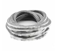 Striscia di feltro con spazzola, guarnizione per porte e finestre, isolamento acustico, antipolvere, per armadi e guardaroba, grigio, 9x23,0 mm, 10 m