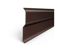 Striscia di finitura lampeggiante camino in alluminio colore marrone 2 metri