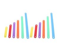 Striscia di giunzione poligonale Strumento di geometria matematica magnetica 12 pezzi Dispositivo educativo per bambini che imparano forme, numeri e modelli Materiale plastico