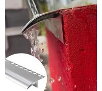 Striscia Di Gocciolamento Per I Bordi Dei Tetti E Delle Finestre, In Alluminio Striscia Di Modanatura Per La Prevenzione Del Riflusso Delle Acque Piovane, Binario Per Gocciolatoio(L-70cm(2.3ft))