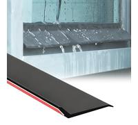 Striscia Di Gomma Autoadesiva Per Finestre, Profilo 0.5-5M Barriera Impermeabile Per Porte E Finestre, Prevenire Le Infiltrazioni D'acqua Deviatore Inclinato A 135° Binario Per Gocciolatoio